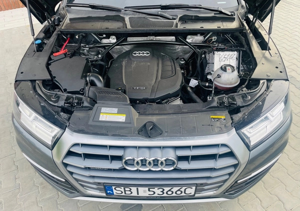 Audi Q5 cena 122800 przebieg: 65000, rok produkcji 2019 z Biała małe 667